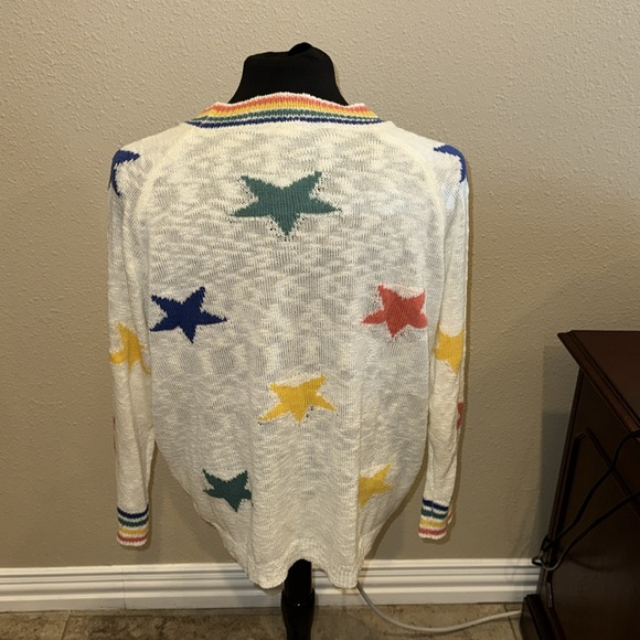 Jodifl cream sweater with stars - Picture 2 of 4